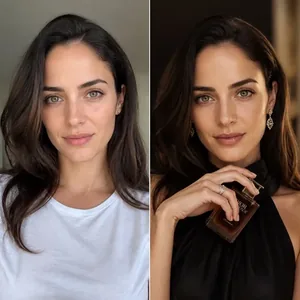 Antes y después: tu foto en una campaña premium con Stylzia