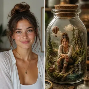 Antes y después: tu foto en un mundo miniatura con Stylzia