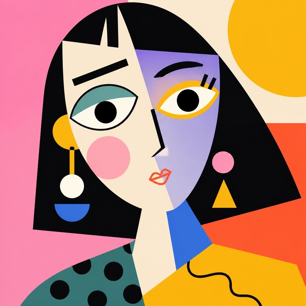 Ilustración neoexpresionista kawaii generada con Stylzia