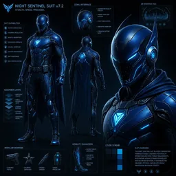 Trajes Superhéroe Futuristas