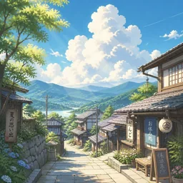 Ilustraciones Estilo Miyazaki