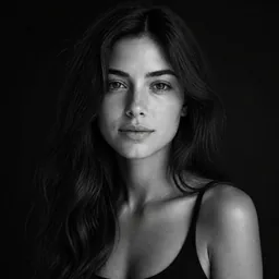 Retrato B/N de Estudio
