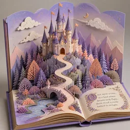 Ilustración de Libro Pop-Up