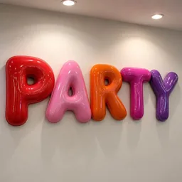 Letras Globos Realistas